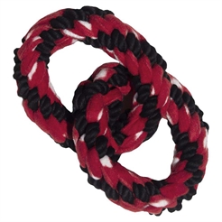 KONG Signature Rope Double RING Rope Toy for Dogs
